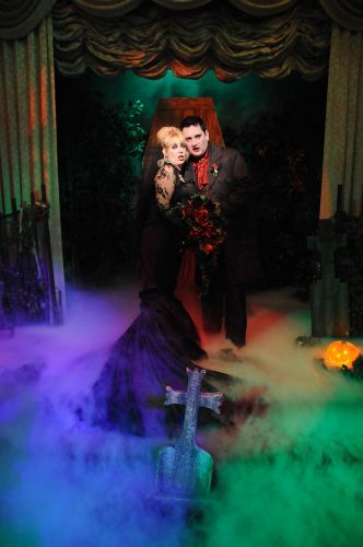 Draculas Tomb Themed Wedding