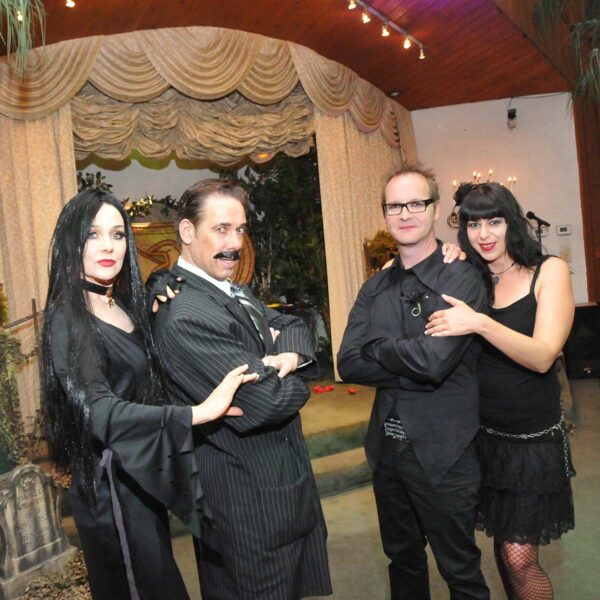 Addams Family Themed Wedding